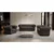 Landscape CHESTERFIELD ZOFA, temno rjava tekstil