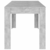 Blagovaonski stol siva boja betona 140x74,5x76 cm od iverice
