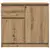 Komoda s ladicama artisan hrast 71x35x65 cm konstruirano drvo