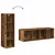 Vidaxl Viseča omarica Star les 30 x 29,5 x 100 cm Konstruiran les
