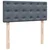 Vidaxl Box spring postelja z vzmetnico temno siva 120x200 cm žamet