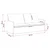 vidaXL 3-sedna sofa Modra 190 x 81 x 82 cm Blago