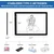 TOHETO LED svetlobna tabla A4