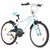 vidaXL Dječji bicikl 20 inča plavo-bijeli