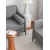 Atelier del Sofa Trosed Nordi Metal 196x82x93cm Sivi