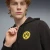 Mens Puma Borussia Dortmund Ftbl Culture Hooded Jacket, Black, Size XXL, Sport