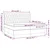 Krevet box spring s madracem LED plavi 200x200 cm od tkanine