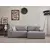 Atelier del Sofa Ugaona garnitura Pirlo 145x43x206cm Svetlosiva