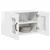 vidaXL Stenska kuhinjska omarica s polico 2 pcs Bela 60 x 31 x 40 cm