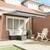 Povlačivi tende Svjetlosiva 300 x 250 cm Platno i Aluminij