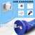 HiSmith WDA025-M Wildolo Silicone Vibrating Monster Dildo with App 24cm Blue-Purple