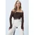 Trend Alacati Stili Ženska bluza Alc-X14579, Braon