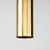 Sollux SL.1203 - Spot svetiljka LAGOS, 1xGU10/10W/230V, 30 cm, zlatna
