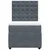 Vidaxl Box spring postelja z vzmetnico temno siva 80x200 cm žamet