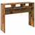 konzolni stol staro drvo 105x30x80 cm konstruirano drvo