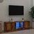 TV ormarić LED boja drva 120x30x36 cm konstruirano drvo