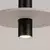 Sollux SL.1882 - Luster na sajli PELTA 1xGU10/10W/230V crna/krem
