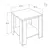Hanah Home Klub sto Shp-550-Tt-1, 50x48x50 cm, Bež