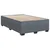 vidaXL Postelja boxspring z vzmetnico Temno siva 120 x 190 cm Žamet