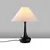Opviq Stona lampa Luna-15254, 50x50x63 cm, IP20, Crno-bela