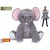 Plush Friends plišasti slon 70 cm sedeč