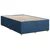 Vidaxl Box spring postelja z vzmetnico modra 120x190 cm blago