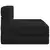 Sofa na razvlačenje Crna 70 x 80 x 60 cm Tkanina