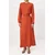 Trendyol Modest Ženska haljina Tctss25Eb00096, Narandžasta