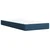 Vidaxl Box spring postelja z vzmetnico modra 80x200 cm blago
