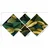 Wallity slika 4MDF587687, 60x115 cm, 4 dijela