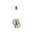 Opviq luster Alabaster 2869-3-19, LED 40 W, žuti
