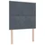 vidaXL Postelja boxspring z vzmetnico Temno siva 90 x 190 cm Žamet