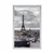 Plakat razgled na Pariz z mestne ulice - 30x45 black