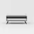 Hanah Home Klub sto Century, 90x38x60 cm, Beli