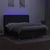 Vidaxl Box spring postelja z vzmetnico LED črna 160x200 cm blago
