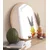 Hanah Home Ogledalo Ozze Natural, 60x60cm, Bež
