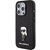 Karl Lagerfeld KLHCP15XGKNPSK iPhone 15 Pro Max 6.7 black hardcase Fixed Glitter Ikonik Logo Metal Pin (KLHCP15XGKNPSK)