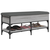 Klupa za cipele siva boja hrasta 102x42x45 cm konstruirano drvo