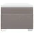 Vidaxl Box spring postelja z vzmetnico taupe 90x190 cm blago
