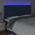 The Living Store The Living Store LED posteljno vzglavje modro 200x5x118/128 cm blago - LED Vzglavje, (21660442)