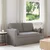 Vidaxl Kavč Taupe 139 x 78 x 80 cm blago