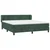 Vidaxl Box spring postelja z vzmetnico temno zelena 160x200 cm žamet