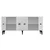 Hanah Home Konzolni sto Fly, 180x82.6x35 cm, Beli