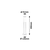 RABALUX Spoljno podno svetlo inox torch hrom