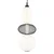 LED luster na sajli ARAME LED/23W/230V prečnik 22 cm crna