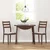 shumee vidaXL Jedilni stoli z blazinami 2 kosa Brown Solid Wood Rubber