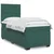 Vidaxl Box spring postelja z vzmetnico temno zelena 80x200 cm žamet
