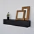 Hanah Home Zidna polica Raf286, Crna