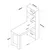 Hanah Home Barski sto JA102-2344, 120x153,6x53,8 cm, Beli