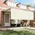 Skrovita tenda Krema 400 × 300 cm Poliester i aluminij